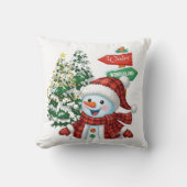 Winter Wonderland - Throw Pillow クッション (正面)