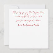 Winter Wonderland Truck Holiday Card (裏面)