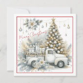 Winter Wonderland Truck Holiday Card (正面)