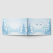 Winter Wonderland Wedding Guest Book ゲストブック (全面)