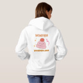 Winter Wonderland Womens Hoodies - V5 パーカ (裏面フル)