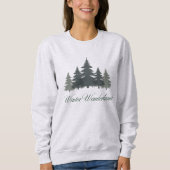 Winter Wonderland Women's sweatshirt スウェットシャツ (正面)