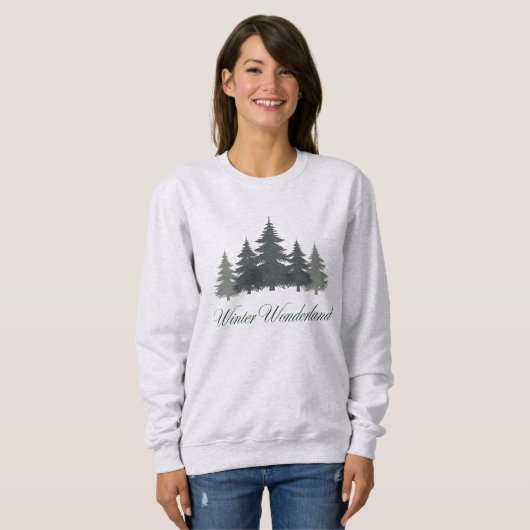 Winter Wonderland Women's sweatshirt スウェットシャツ (正面フル)