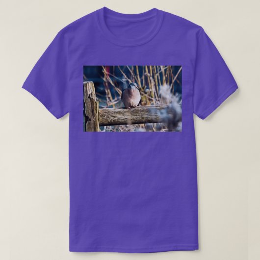 Winter Wood Pigeon Tシャツ (デザイン正面)