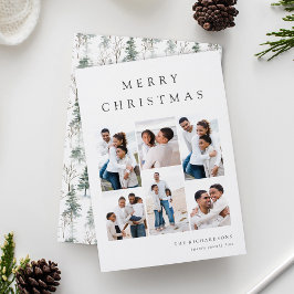 Winter Woodland 6フォトグリッドコラージュ シーズンカード