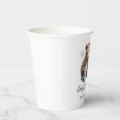 Winter Woodland Animals Baby Shower Paper Cup 紙コップ (右)