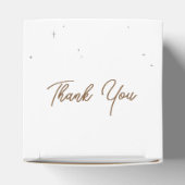 Winter Woodland Animals Forest Baby Shower Thank フェイバーボックス (上部)