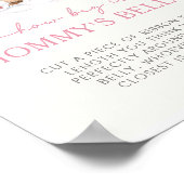 Winter Woodland Animals How Big is Mommy's Belly ポスター (角)