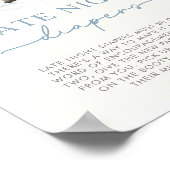 Winter Woodland Animals Late Night Diapers Game ポスター (角)