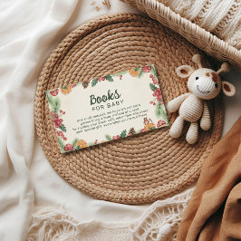 Winter Woodland Baby Shower エンクロージャーカード