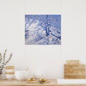 Winter Woodland near Courcheval 2008 ポスター (キッチン)