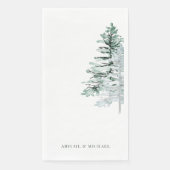 Winter Woodland Wedding Personalized  (正面)