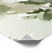 Winter Woodland Welcome Signポスター ポスター (角)