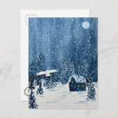 Winter Woodland Wonderland シーズンポストカード (正面/裏面)