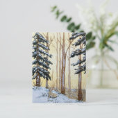 Winter Woodland Wonderland シーズンポストカード (スタンド正面)