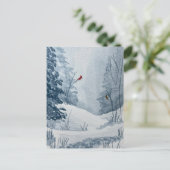 Winter Woods Wonderland Postcard シーズンポストカード (スタンド正面)