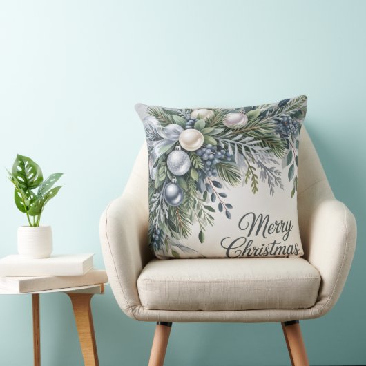 "Winter Wreath Christmas" クッション (椅子)
