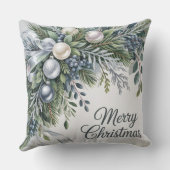 "Winter Wreath Christmas" クッション (裏面)