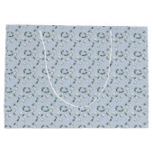 Winter Wreath Gift Bag ラージペーパーバッグ (裏面)