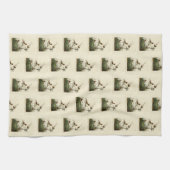 Winter Wren, Rock Wren, Audubon's Birds of America キッチンタオル (横)