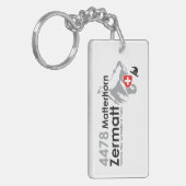 Winter Zermatt keychain キーホルダー (正面左)