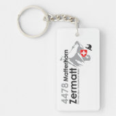 Winter Zermatt keychain キーホルダー (正面)