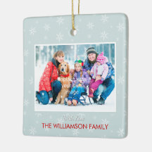 Winterberes Season's Greetings Photo on Icy Blue