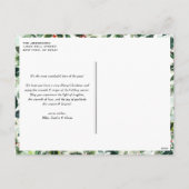 Winterberryと変容した離れPhoto Christmas シーズンポストカード (裏面)