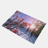 Winterberry in Ice Doormat ドアマット (アングル)