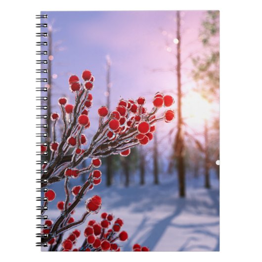 Winterberry in Ice Notebook ノートブック (正面)