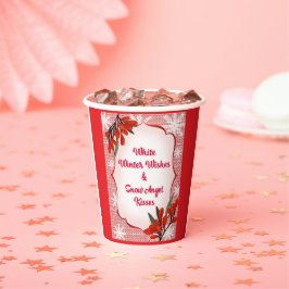 Winterberry White Winter Wishes Snow Angel Kisses  紙コップ