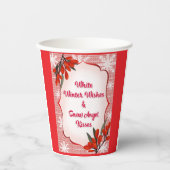 Winterberry White Winter Wishes Snow Angel Kisses  紙コップ (正面)