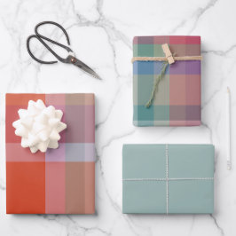 Winterberry Wrapping Paper Flat Sheet Set of 3 ラッピングペーパーシート