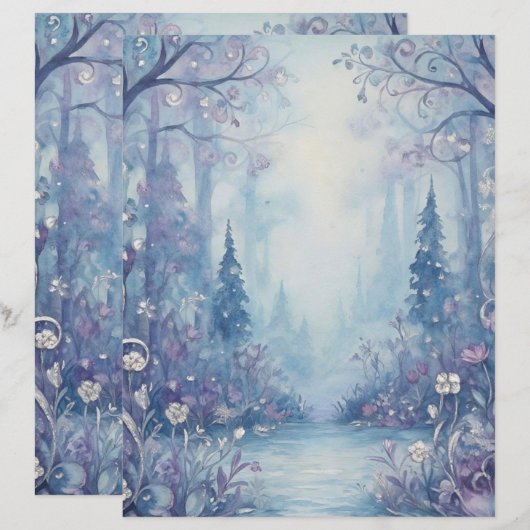 WinterDream Note Paper (正面/裏面)