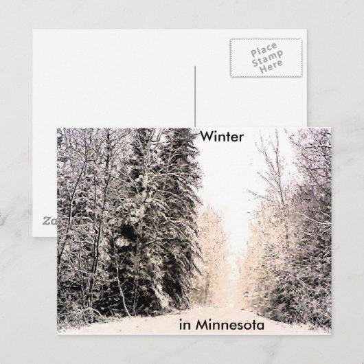 winterink カスタマイズ -  ポストカード (正面/裏面)