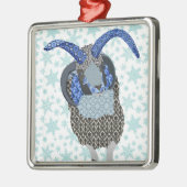Winterlandのヒツジのオーナメント メタルオーナメント (左)
