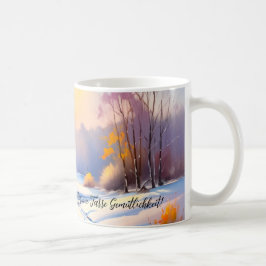 Winterlandschaft im Morgenlicht | コーヒーマグカップ