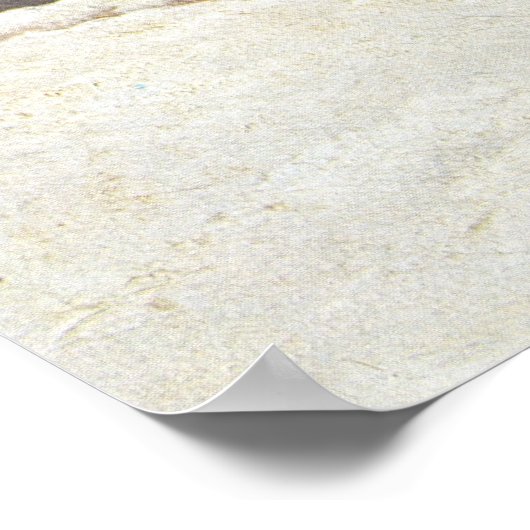 Winterlandschaft mit Kirche ポスター (角)