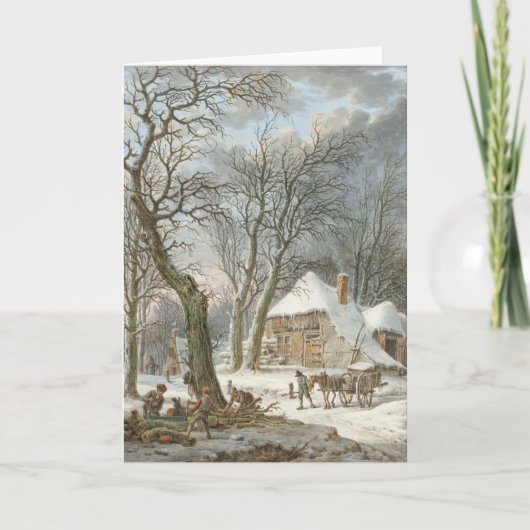 Winterlandschap (1759-1842) by Pieter Pietersz シーズンカード (正面)