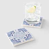 Winterleafスクロール ストーンコースター (横)