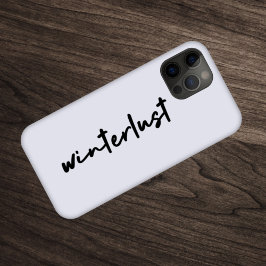 Winterlust | モダン ミニマリスト クリスマス iPhone 15ケース