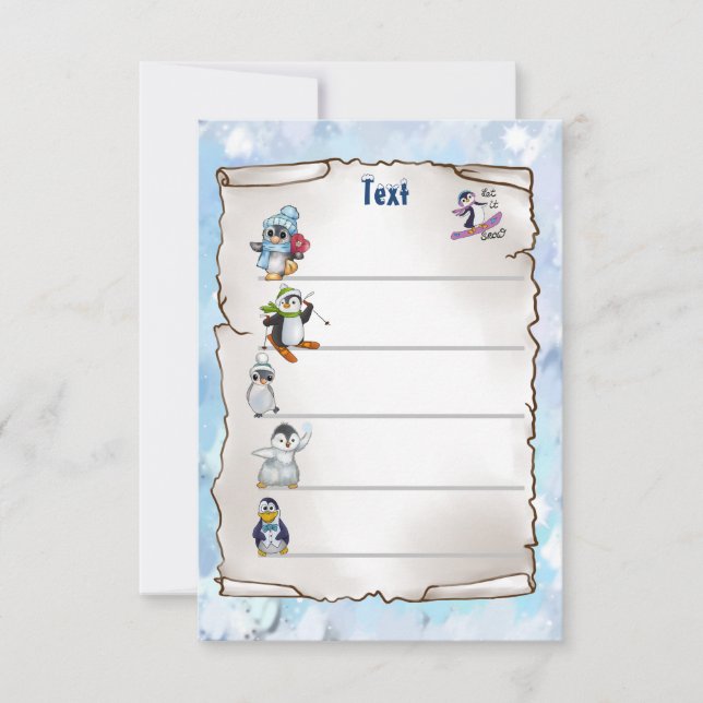 Winterpinguin (正面)