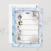 Winterpinguin ポストカード (正面/裏面)