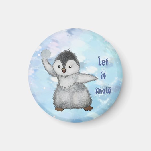 Winterpinguin  マグネット (正面)