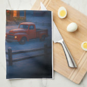 Winter's Eve キッチンタオル (四つ折り)