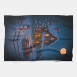 Winter's Eve キッチンタオル