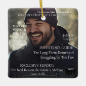 Winter's Hottest Commodity magazine husband セラミックオーナメント (正面)