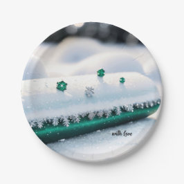 Winter's Soft Glow ペーパープレート