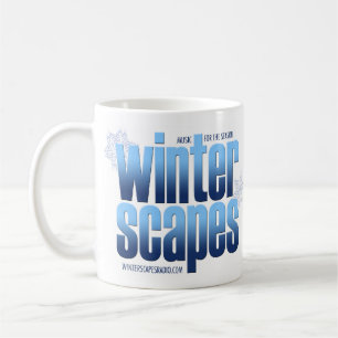 Winterscapesの大きいマグ コーヒーマグカップ