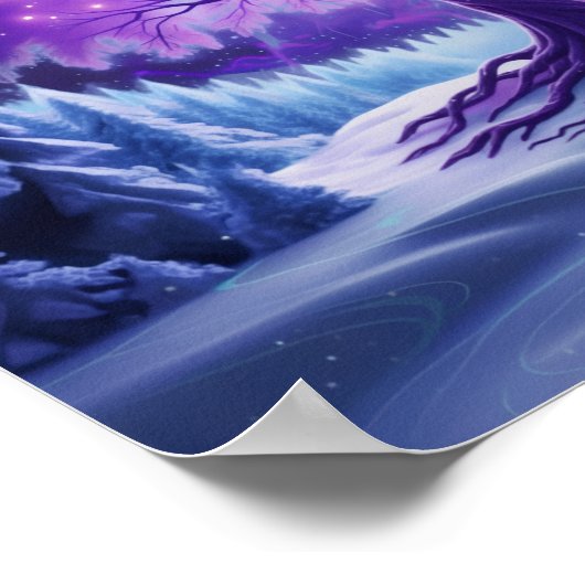 WinterSnowScene ポスター (角)